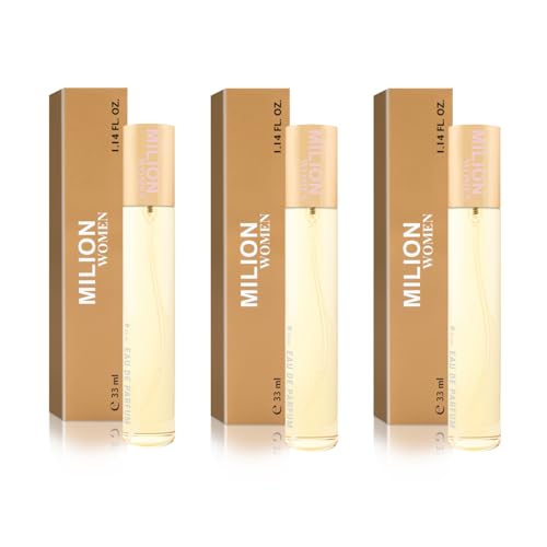 NAINA Damenparfüm Set Milion Women 3x 33ml – Inspirierte Parfüm Damen – Parfümfläschchen Spray, Flakon Eau de Parfum – Einzigartiger Duft und Dufterlebnisse - Damendüfte Satz mit drei 33ml von NAINA