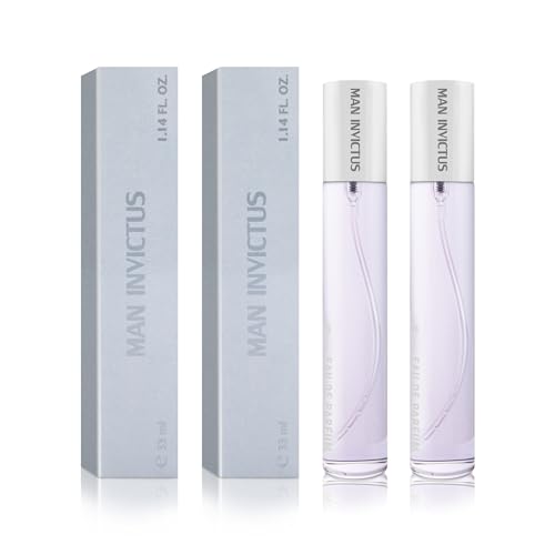 NAINA Herrenparfums Set Man Invict 2x 33ml – Parfums für Männer – Parfümfläschchen Spray, Eau de Parfum – Inspiriertes Herren Parfüm - Einzigartige Düfte - Herrendüfte Satz mit zwei 33ml von NAINA