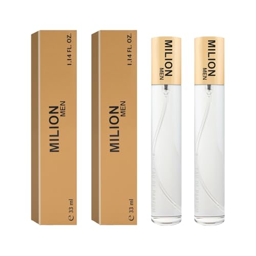 NAINA Herrenparfums Set Milion Men 2x 33ml – Parfums für Männer – Parfümfläschchen Spray, Eau de Parfum – Inspiriertes Herren Parfüm - Einzigartige Düfte - Herrendüfte Satz mit zwei 33ml von NAINA
