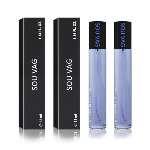 NAINA Herrenparfums Set Sou Vag 2x 33ml – Parfums für Männer – Parfümfläschchen Spray, Eau de Parfum – Inspiriertes Herren Parfüm - Einzigartige Düfte - Herrendüfte Satz mit zwei 33ml von NAINA