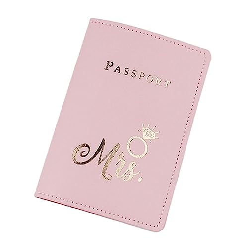 NAIXUE Einfache Mode Passhülle Reisepasshülle Brieftasche Geschenk PU Leder Kartenetui Hülle Unisex von NAIXUE