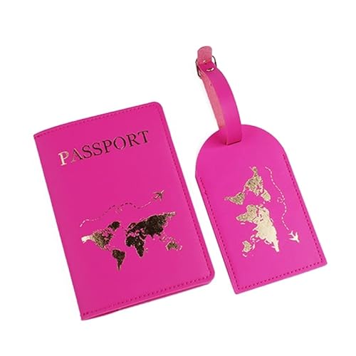 PU Reisepasshülle Gepäck Kartenhülle für Frauen Männer Liebhaber Paar Hochzeit Geschenk Reise Brieftasche von NAIXUE
