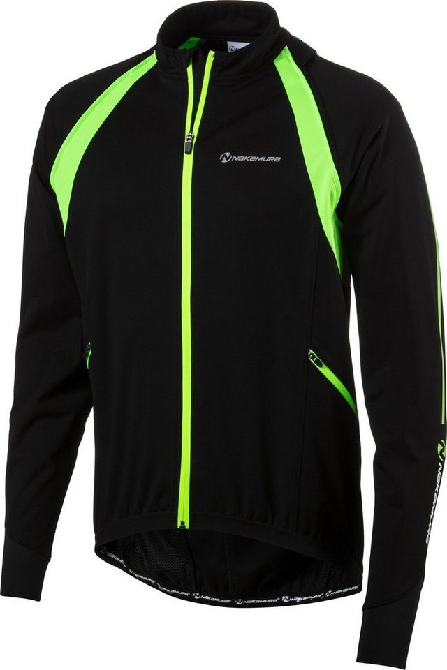 NAKAMURA Anorak Funktions-Jacke Akron BLACK/GREEN GECKO von NAKAMURA