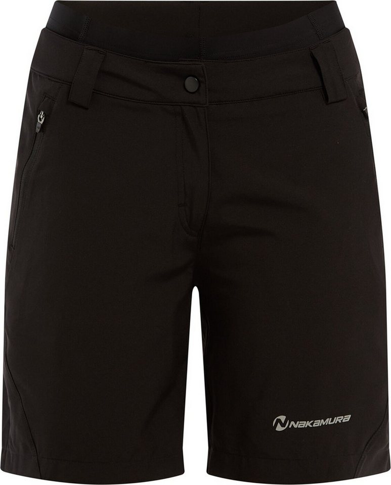 NAKAMURA Fahrradhose Da.-Shorts Itania II wms BLACK von NAKAMURA