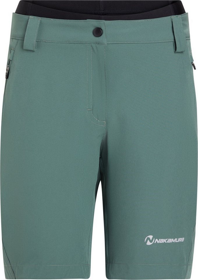 NAKAMURA Fahrradhose Da.-Shorts Itania II wms GREEN DARK von NAKAMURA