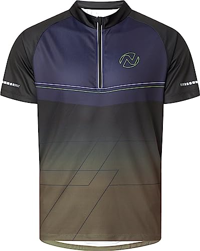 Nakamura He.-Fahrrad-Trikot Fedor II M Olive Dark/Navy Dark - XL von NAKAMURA