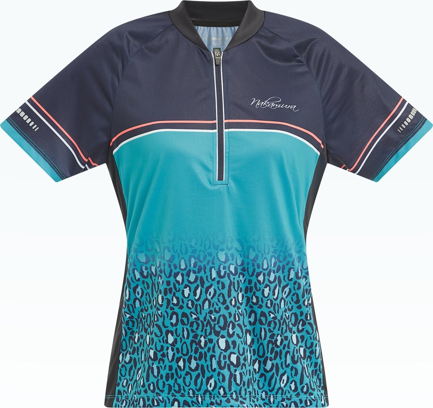 NAKAMURA Radtrikot Da.-Fahrrad-Trikot Faith III W NAVY DARK/TURQUOISE von NAKAMURA