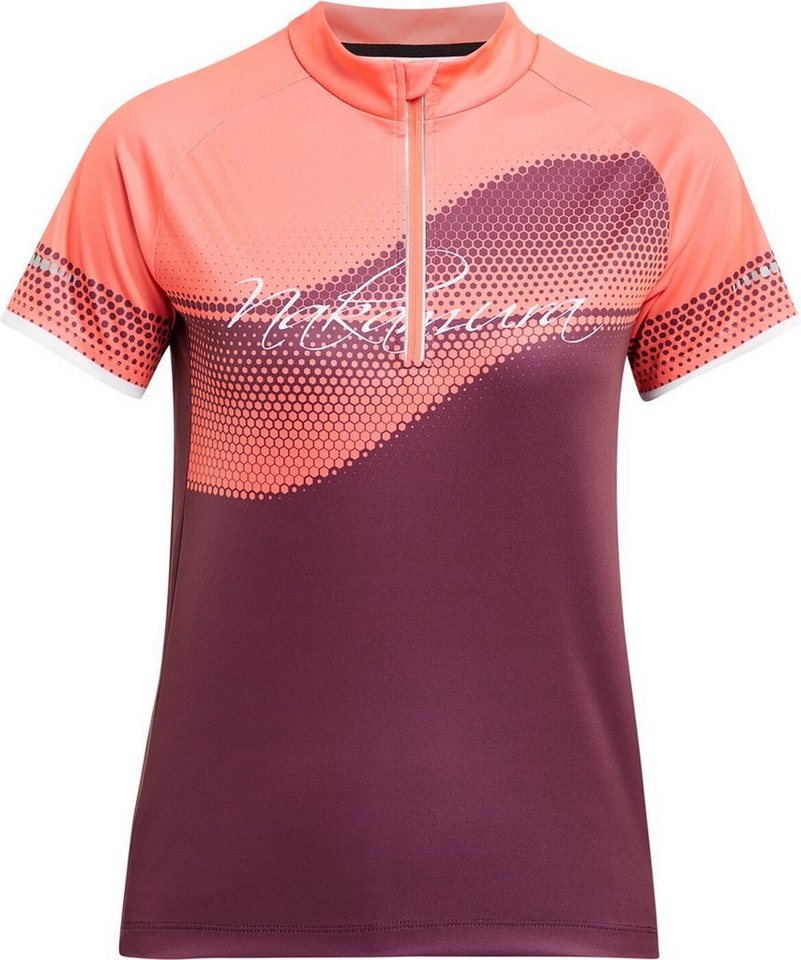 NAKAMURA Radtrikot Da.-Fahrrad-Trikot Fiona II W VIOLET DARK/RED LIGH von NAKAMURA