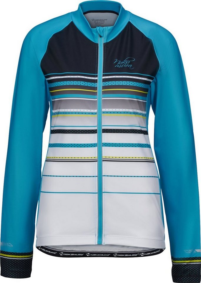 NAKAMURA Radtrikot Da.-Fahrrad-Trikot Kory wms BLACK/TURQUOISE von NAKAMURA