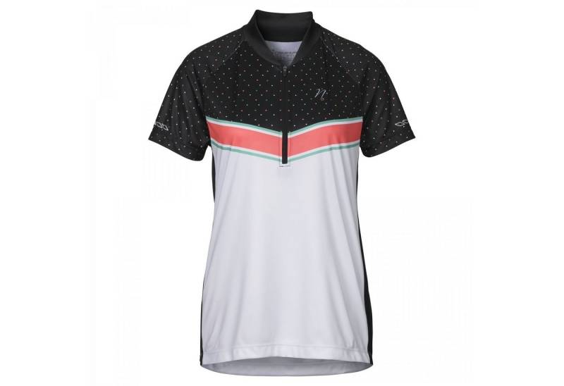 NAKAMURA Radtrikot Damen Fahrrad-Trikot Envie BLACK/RED LIGHT/WEIß von NAKAMURA