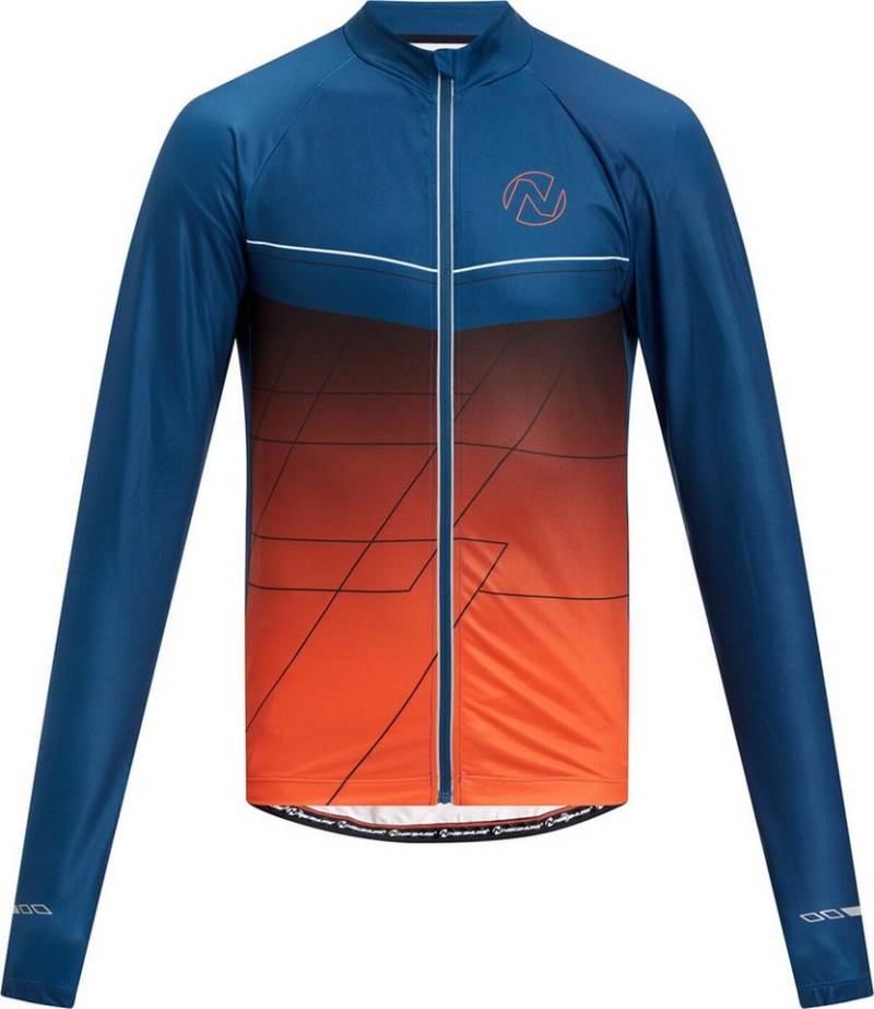 NAKAMURA Radtrikot He.-Fahrrad-Trikot Kobe II M BLUE PETROL/ORANGE D von NAKAMURA