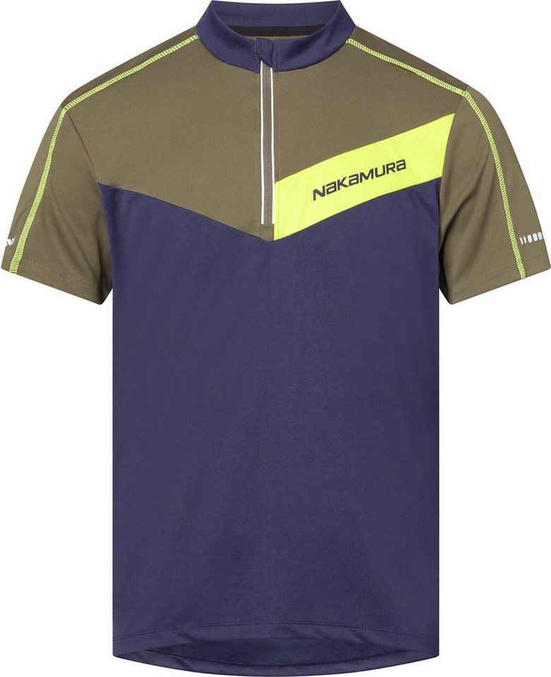 NAKAMURA Radtrikot He.-Fahrrad-Trikot Nacero M NAVY DARK/OLIVE DARK von NAKAMURA