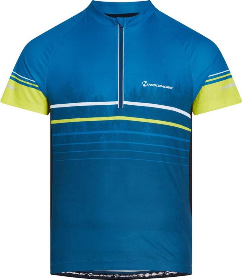 NAKAMURA Radtrikot He.-Fahrrad-Trikot Tibo M BLUE PETROL/BLUE PET von NAKAMURA