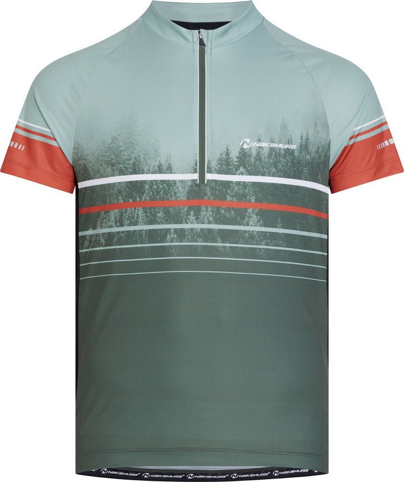 NAKAMURA Radtrikot He.-Fahrrad-Trikot Tibo M GREEN SMOKE/GREEN DA von NAKAMURA