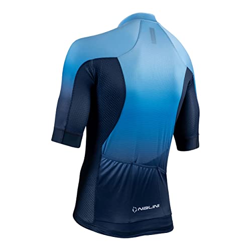 NALINI Men's BAS Speed Jersey T-Shirt, Blau Blau, Large von NALINI