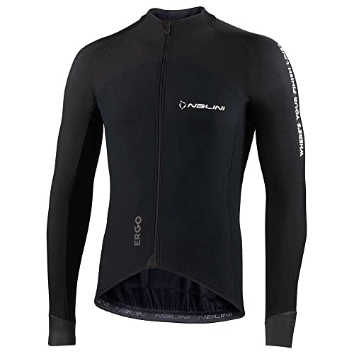 NALINI Men's ERGOX WARM Sweatshirt, Schwarz, Large von NALINI