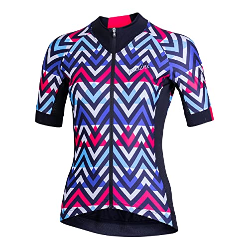 NALINI Women's AIS RAFFINATA 2.0 T-Shirt, SCHWARZ/Fuchsie, Medium von Nalini