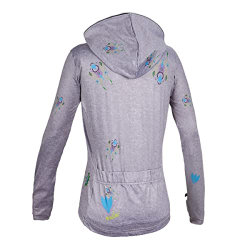 NALINI Women's Butterfly Sweat T-Shirt, Grau, M von Nalini