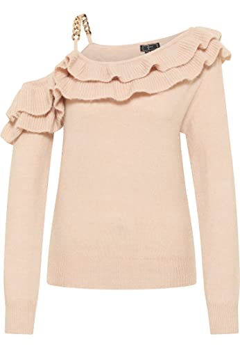 NALLY Damen Strickpullover 11025372-NA02, Beige, XS/S von NALLY