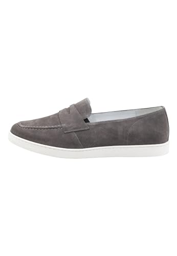 NALLY Herren Edle Penny Loafer, GRAU, 41 EU von NALLY