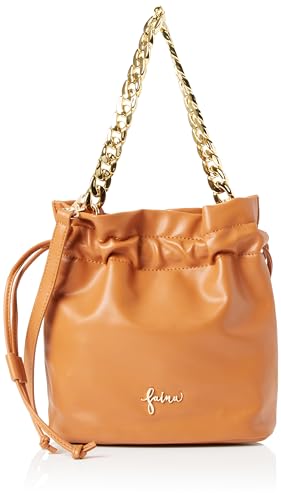 NALLY Women's Beuteltasche Handtasche mit Schulterriemen, Kamel von NALLY