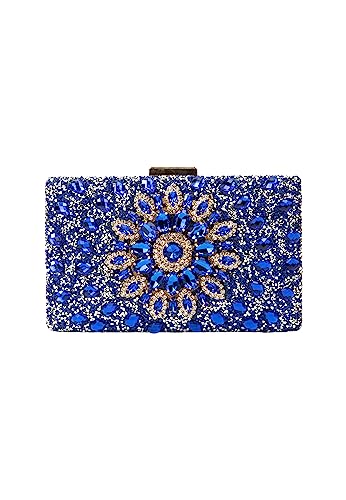 NALLY Women's Clutch/Abendtasche, BLAU von NALLY