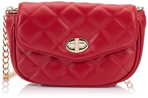 NALLY Women's Clutch/Abendtasche, DUNKELROT von NALLY