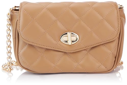 NALLY Women's Clutch/Abendtasche, Dunkelbeige von NALLY