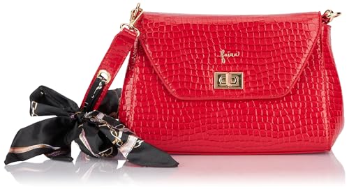 NALLY Women's Damen Schultertasche, ROT von NALLY