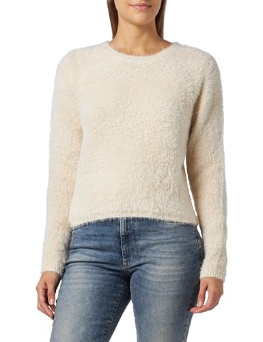 NALLY Women's Damen Strickpullover 11025475-NA02, Creme Gold, M/L Sweater, Medium/Large von NALLY