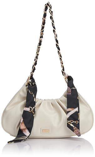 NALLY Women's Schultertasche, WOLLWEISS von NALLY