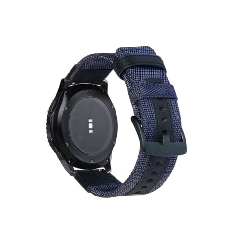 20mm 22mm Nylon OutdoorStrap Fit for Samsung Galaxy Watch 3 46mm Active2 Gear S3 Ersatzband Fit for Amazfit Fit for Huawei Watch GT2 Soprt (Color : Blue, Size : 20mm) von NALoRa