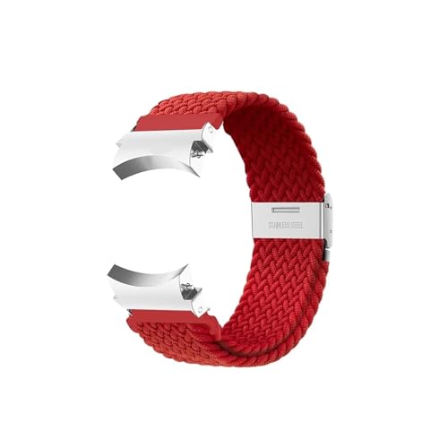 20mm Band for Samsung Galaxy Watch 4/5/6 44mm 40mm Classic 43mm 47mm 5Pro 45mm Keine Lücken Nylon Armband for Galaxy Watch 6 Armband (Color : Red, Size : For Watch 5 4 40mm 44mm) von NALoRa