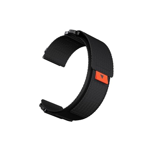 22 26 mm Nylonband passend for Garmin Fenix7X/7X Pro/5X/6X Schnellverschlussarmband for fenix5/6/7/Instinct Ersatzarmband (Color : Black XL, Size : 22mm) von NALoRa