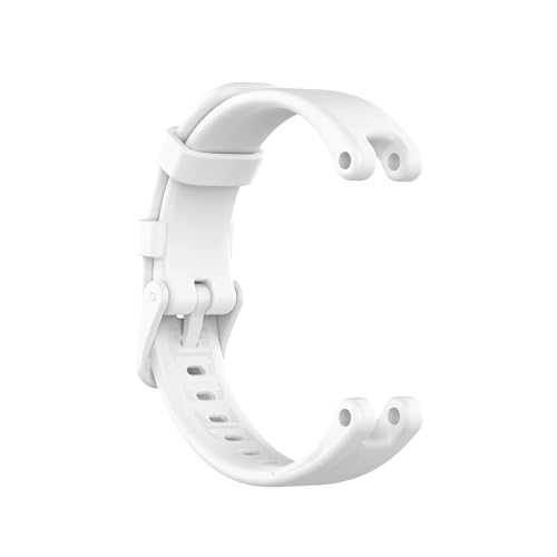 NALoRa Fit for Garmin Lily Uhr Band Sport Silikon Ersatz Strap Frauen Mode Fitness Armband for Garmin Lily Uhr Zubehör (Color : White, Size : For Garmin Lily) von NALoRa