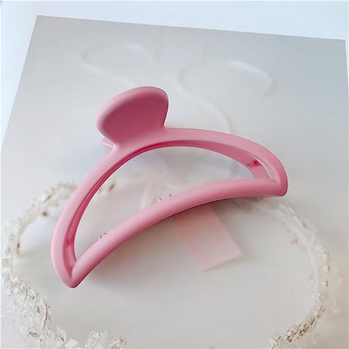 Einfacher Stil Haarkrallen Klammern Krabbenhaarspangen Haarnadeln Haarspange Kopfbedeckung for Frauen Haarschmuck Geschenke 1St (Color : Pink) von NALsa