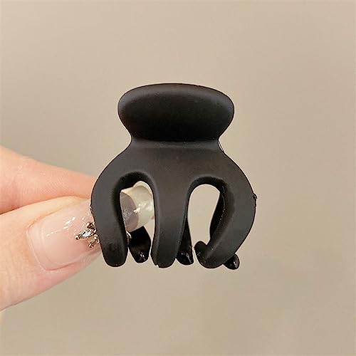 Zweireihige Haarspangen Kleine Klauenspangen for dünnes Haar 1/2 Packung 4cm rutschfeste Kurzhaar-Accessoires for Frauen 1St (Color : Style 6, Size : 1pc) von NALsa