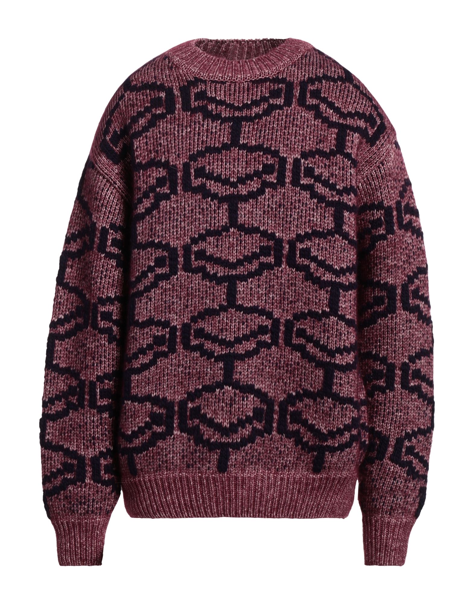 NAMACHEKO Pullover Herren Bordeaux von NAMACHEKO