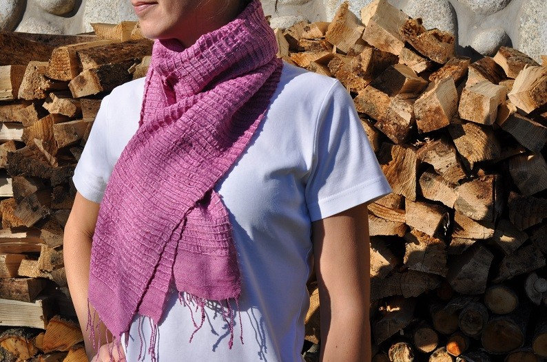 Queen Saba Seidenschal Heather 30 X 160 Fair Trade Queen Saba Seidenschal Heather 30 X 160 Fair Trade von NAMAQUAPL