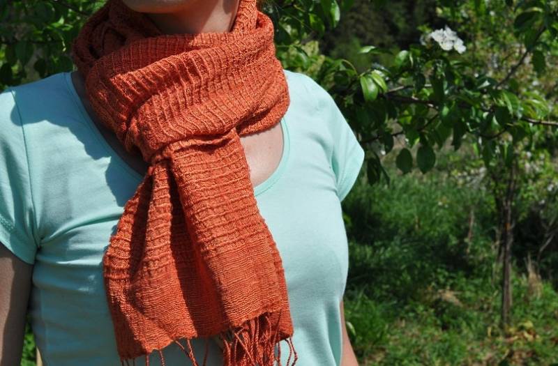 Saba Seidenschal Coral 30 X 160 Fair Trade Saba Seidenschal Coral 30 X 160 Fair Trade von NAMAQUAPL