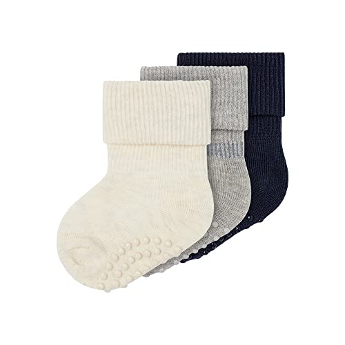 NAME IT Unisex Baby NBNNEEL Non 3P NOOS Socken, Dark Sapphire, 50/56 von NAME IT