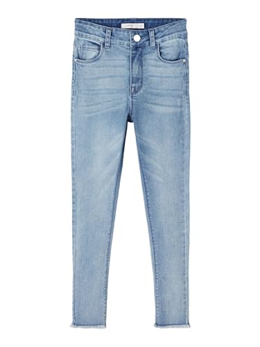 NAME IT Damen Nkfpolly Dnmtece 2612 Hw Pant Noos Jeans, Medium Blue Denim, 122 EU von NAME IT