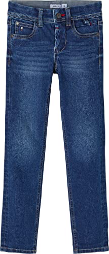 NAME IT Herren Nkmtheo Dnmtaul 3618 Pant Noos Jeans, Dark Blue Denim, 134 EU von NAME IT