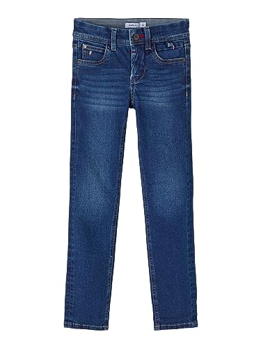 NAME IT Herren Nkmtheo Dnmtaul 3618 Pant Noos Jeans, Dark Blue Denim, 152 EU von NAME IT