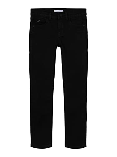 NAME IT M dchen Nkmtheo Dnmtonson Pant Noos Hose, Black Denim, 128 EU von NAME IT