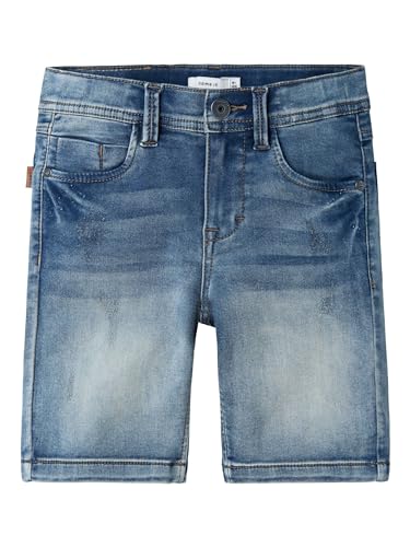 NAME IT Herren Nkmtheo Xsl Dnm L 5495-th Noos Shorts, Medium Blue Denim, 134 EU von NAME IT