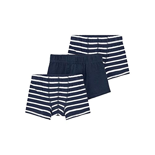 NAME IT Jungen Nkmtights 3p Noos Unterhose, Dark Sapphire/Pack:w/ 2xy/D, 86 EU von NAME IT