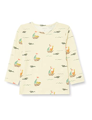 name it Baby Boys NBMFAWN LS Top, Buttercream, 86 von NAME IT