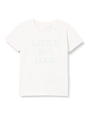 NAME IT Baby Boys NBMHALFRED SS TOP T-Shirt, White Alyssum, 56 von NAME IT