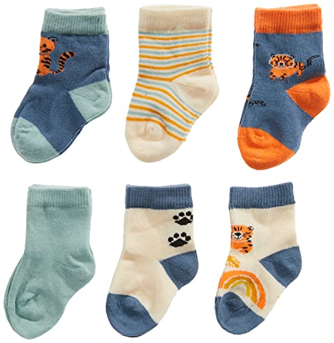 NAME IT Baby Boys NBMLIAM 6P Socken, China Blue, 50/56 von NAME IT